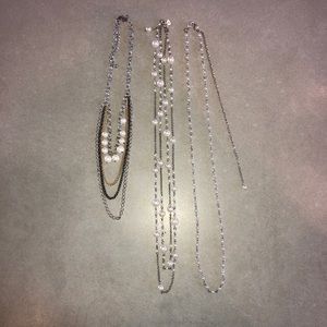 Silver & Pearl Necklaces